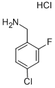 structure of CAS# 202982-63-6, 4-Chloro-2-Fluorobenzylamine Hydrochloride;(4-Chloro-2-Fluoro-Phenyl)Methylammonium;(4-Chloro-2-Fluorophenyl)Methylammonium;(4-Chloro-2-Fluoro-Benzyl)Ammonium
