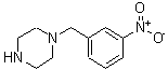 结构式 CAS# 203047-37-4, 1-(3-硝基苄基)哌嗪