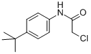 structure of CAS# 20330-46-5, 2-Chloro-N-[4-(1,1-Dimethylethyl)Phenyl]-Acetamide;ACETAMIDE, 2-CHLORO-N-[4-(1,1-DIMETHYLETHYL)PHENYL]-;N1-[4-(TERT-BUTYL)PHENYL]-2-CHLOROACETAMIDE;N-(4-TERT-BUTYL-PHENYL)-2-CHLORO-ACETAMIDE