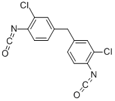structure of CAS# 20513-43-3, 2-Chloro-4-[(3-Chloro-4-Isocyanato-Phenyl)Methyl]-1-Isocyanato-Benzene;2-Chloro-4-[(3-Chloro-4-Isocyanato-Phenyl)Methyl]-1-Isocyanato-Benzene;2-Chloro-4-(3-Chloro-4-Isocyanato-Benzyl)-1-Isocyanato-Benzene;Nsc525982