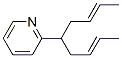 structure of CAS# 2057-42-3, 2-Nona-2,7-Dien-5-Ylpyridine;2-[(2E,7E)-Nona-2,7-Dien-5-Yl]Pyridine;2-(1-But-2-Enylpent-3-Enyl)Pyridine;2-[(E)-1-[(E)-But-2-Enyl]Pent-3-Enyl]Pyridine