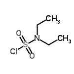 结构式 CAS# 20588-68-5, 二乙基氨磺酰氯化物