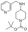 结构式 CAS# 206274-21-7, 4-[(3-吡啶基甲基)氨基]-1-哌啶羧酸叔丁酯