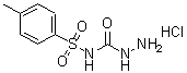结构式 CAS# 206761-77-5, N-[(4-甲基苯基)磺酰基]肼甲酰胺盐酸盐(1:1)
