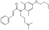 CAS#: 20682-48-8， N-[3-(Dimethylamino)Propyl]-N-[4-Butoxy-2,6-Dimethylphenyl]-3-Phenylpropenamide