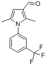 结构式 CAS# 207233-99-6, 2,5-二甲基-1-(3-(三氟甲基)-苯基)吡咯-3-甲醛