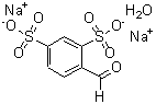 structure of CAS# 207291-88-1, 4-Formylbenzene-1,3-disulfonic acid disodium salt hydrate;4-Formylbenzene-1,3-disulfonic acid disodium salt hydrate;Benzaldehyde 2,4-disulfonic acid disodium salt;Sodium 4-formylbenzene-1,3-disulfonate