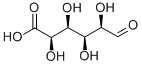 structure of CAS# 2073-35-0, (2R,3S,4S,5R)-3,4,5,6-Tetrahydroxyoxane-2-Carboxylic Acid;(2R,3S,4S,5R)-3,4,5,6-Tetrahydroxytetrahydropyran-2-Carboxylic Acid;(2R,3S,4S,5R)-3,4,5,6-Tetrahydroxy-2-Tetrahydropyrancarboxylic Acid;C06472