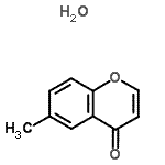 structure of CAS# 207511-19-1, 6-Methyl-4H-Chromen-4-One Hydrate (1:1);417475_ALDRICH