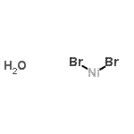 structure of CAS# 207569-11-7, Dibromonickel Hydrate (1:1);Dibromnickelhydrat (1:1);Dibromonickel hydrate (1:1);Dibromonickel, hydrate (1:1)