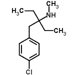 CAS 登录号：2084-80-2， 3-(4-氯苄基)-N-甲基-3-戊胺
