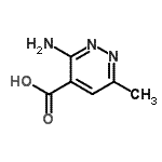 CAS 登录号：20886-75-3， 3-氨基-6-甲基-4-哒嗪羧酸