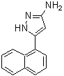 结构式 CAS# 209224-89-5, 5-(1-萘基)-1H-吡唑-3-胺