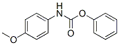 结构式 CAS# 20950-96-3, N-(4-甲氧基苯基)氨基甲酸苯基酯