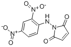 结构式 CAS# 20970-35-8, N-(2,4-二硝基苯胺基)马来酰亚胺