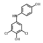 CAS#: 2099-87-8， 2,6-Dichloro-4-[(4-Hydroxyphenyl)Amino]Phenol