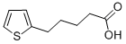 structure of CAS# 21010-06-0, 5-(2-Thienyl)Pentanoic Acid;5-(2-Thienyl)Pentanoic Acid;5-(2-Thienyl)Valeric Acid;Idi1_014459
