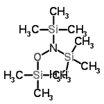 结构式 CAS# 21023-20-1, 1,1,1-三甲基-N-(三甲基硅烷基)-N-[(三甲基硅烷基)氧基]硅烷胺