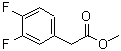 structure of CAS# 210530-71-5, Methyl (3,4-Difluorophenyl)Acetate;3,4-DIFLUOROPHENYLACETIC ACID METHYL ESTER;MFCD04972824