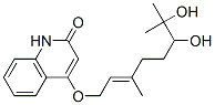 CAS#: 21059-47-2， 4-[(E)-6,7-Dihydroxy-3,7-dimethyloct-2-enoxy]-1H-quinolin-2-one