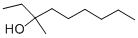 structure of CAS# 21078-72-8, 3-Methyl-3-Nonanol;3-Methylnonanol-3;3-Nonanol, 3-Methyl-;Ai3-24778