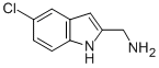 structure of CAS# 21109-27-3, (5-Chloro-Indol-3-Yl)Methanamine;1-(5-Chloro-1H-Indol-2-Yl)Methanamine(SALTDATA: CH3SO3H);C-(5-CHLORO-1H-INDOL-2-YL)-METHYLAMINE;[(5-CHLORO-1H-INDOL-2-YL)METHYL]AMINE