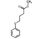 结构式 CAS# 21273-27-8, 甲基4-苯氧基丁烷酸酯