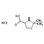 CAS#: 213475-47-9， 2,2-Dimethyl-1,3-Thiazolidine-4-Carboxylic Acid Hydrochloride (1:1)