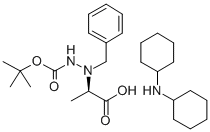 结构式 CAS# 214262-83-6, (R)-(-)-Nalpha-苄基-Nbeta-叔丁氧羰基-D-肼基丙氨酸二环己胺盐