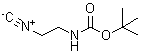 structure of CAS# 215254-91-4, 2-Methyl-2-Propanyl (2-Isocyanoethyl)Carbamate;2-(N-t-Butoxycarbonyl-amino)-; ethylisocyanide;2-(N-t-Butoxycarbonylamino)ethylisocyanide;CARBAMIC ACID,N-(2-ISOCYANOETHYL)-, 1,1-DIMETHYLETHYL ESTER