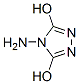 structure of CAS# 21531-96-4, 4-Amino-(4H)-1,2,4-Triazole-3,5-Diol;4-Aminourazole;Zinc04761831;Sbb000046