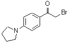 结构式 CAS# 216144-18-2, 2-溴-1-[4-(1-吡咯烷基)苯基]乙酮