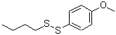 结构式 CAS# 216144-37-5, 1-(丁基二硫基)-4-甲氧基苯