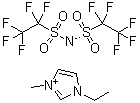 structure of CAS# 216299-76-2, 1-Ethyl-3-Methyl-1H-Imidazol-3-Ium Bis[(Pentafluoroethyl)Sulfonyl]Azanide;1-Ethyl-3<wbr>-methylim<wbr>idazolium<wbr> bis(pent<wbr>afluoroet<wbr>hylsulfon<wbr>yl)imide;EMIMBeTi;39056_FLUKA