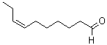 结构式 CAS# 21661-97-2, (7Z)-7-癸烯醛