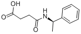 结构式 CAS# 21752-33-0, (R)-(+)-N-(1-苯基乙基)琥珀酰胺酸