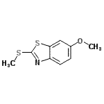 CAS 登录号：2182-74-3， 6-甲氧基-2-(甲硫基)-1,3-苯并噻唑