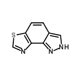 CAS 登录号：218596-83-9， 2H-[1,3]噻唑并[5,4-g]吲唑
