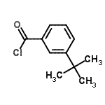 structure of CAS# 21900-36-7, 3-(2-Methyl-2-Propanyl)Benzoyl Chloride;3-(tert-butyl)benzoyl chloride;3-tert-Butylbenzoyl chloride;3-TERT-BUTYLBENZOYLCHLORIDE