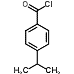 structure of CAS# 21900-62-9, 4-Isopropylbenzoyl Chloride;4-(1-Methylethyl)benzoyl chloride;4-iso-Propyl-benzoyl chloride;4-ISOPROPYL-BENZOYL CHLORIDE