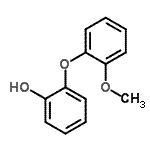 CAS 登录号：21905-60-2， 2-(2-甲氧基苯氧基)苯酚
