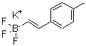结构式 CAS# 219718-86-2, 三氟[(E)-2-(4-甲基苯基)乙烯基]硼酸(1-)钾