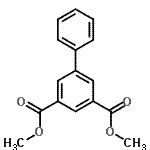 structure of CAS# 21991-00-4, Dimethyl 3,5-Biphenyldicarboxylate;[1,1-BIPHENYL]3,5-DICARBOXYLICACIDDEMETHYLESTER;1,3-dimethyl 5-phenylbenzene-1,3-dicarboxylate