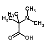 structure of CAS# 220022-94-6, N,N,2-Trimethylalanine;(2Carbox<wbr>yethyl)tr<wbr>imethylam<wbr>monium hy<wbr>droxide, <wbr>inner sal<wbr>t (7CI);06/06/6458;2(dimethylamino)2methylpropanoic acid