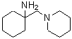 结构式 CAS# 220137-70-2, 1-(1-哌啶基甲基)环己胺