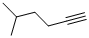 structure of CAS# 2203-80-7, 5-Methylhex-1-Yne;662860_Aldrich;St5411183;1-Hexyne, 5-Methyl-