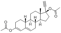 CAS#: 2205-78-9， 19-Nor-17-alpha-pregna-3,5-dien-20-yne-3,17-diol diacetate