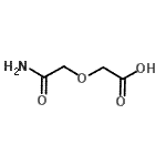 结构式 CAS# 22064-40-0, (2-氨基-2-氧代乙氧基)乙酸