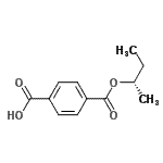 CAS#: 221024-64-2， 4-{[(2S)-2-Butanyloxy]Carbonyl}Benzoic Acid