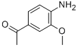structure of CAS# 22106-40-7, 1-(4-Amino-3-Methoxyphenyl)-Ethanone;1-(4-AMINO-3-METHOXYPHENYL)-1-ETHANONE;1-(4-Amino-3-Methoxyphenyl)Ethan-1-One;1-(4-Amino-3-Methoxy-Phenyl)-Ethanone